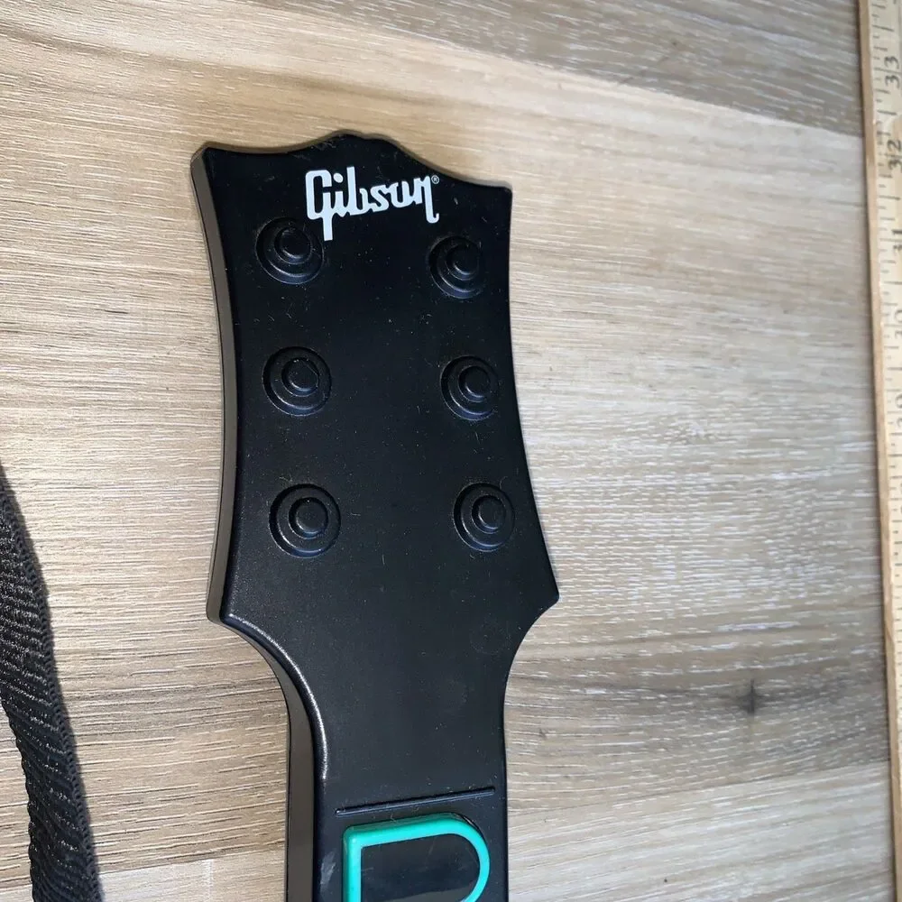 Guitar Hero Les Paul Gibson Wireless Sony Playstation w/ Dongle Original & Strap